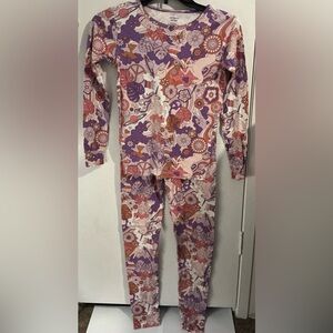 Carter's Floral Kids Pajama Set - Pink and Purple